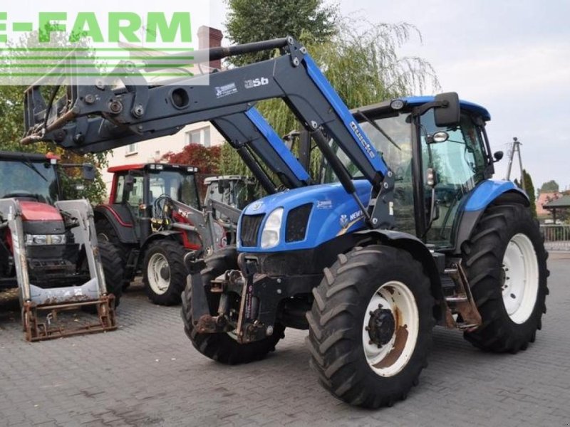 Traktor of the type New Holland t6.140 + quicke q56, Gebrauchtmaschine in DAMAS?AWEK (Picture 1)