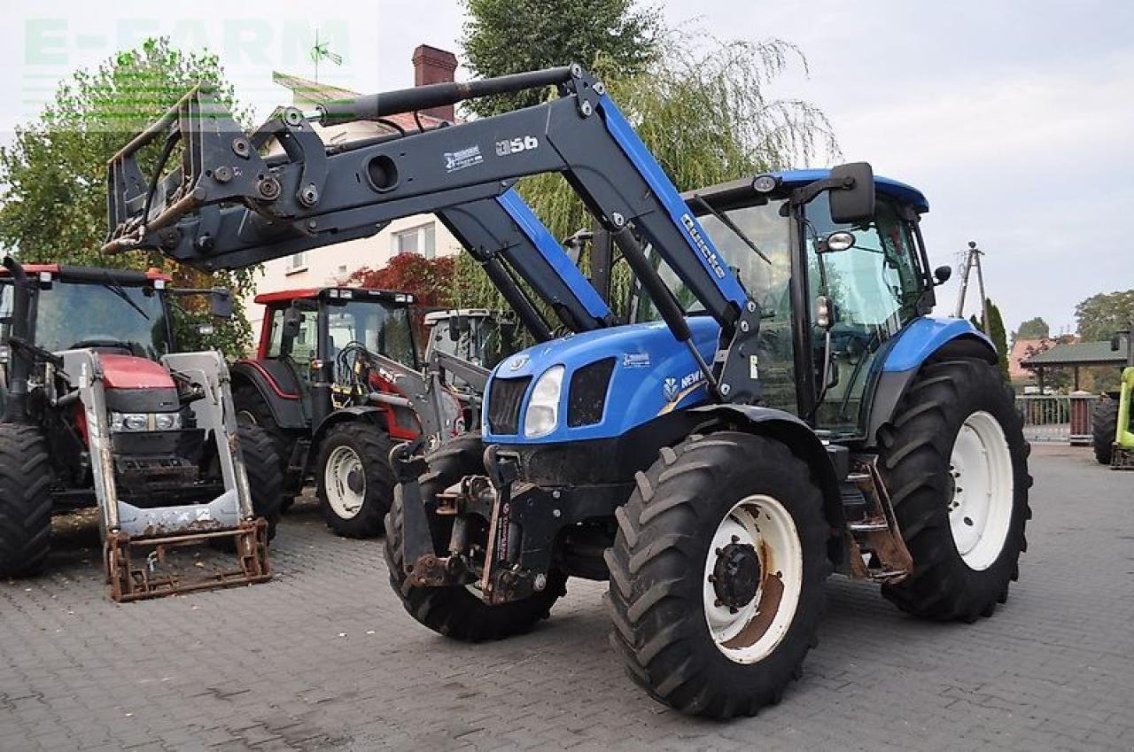 Traktor du type New Holland t6.140 + quicke q56, Gebrauchtmaschine en DAMAS?AWEK (Photo 1)