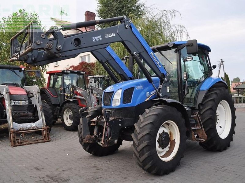 Traktor типа New Holland t6.140 + quicke q56, Gebrauchtmaschine в DAMAS?AWEK (Фотография 1)