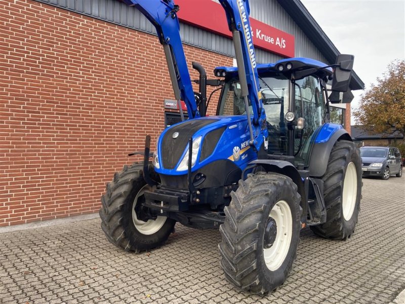 Traktor van het type New Holland T6.145  m/ frontlæsser, Gebrauchtmaschine in Bredsten