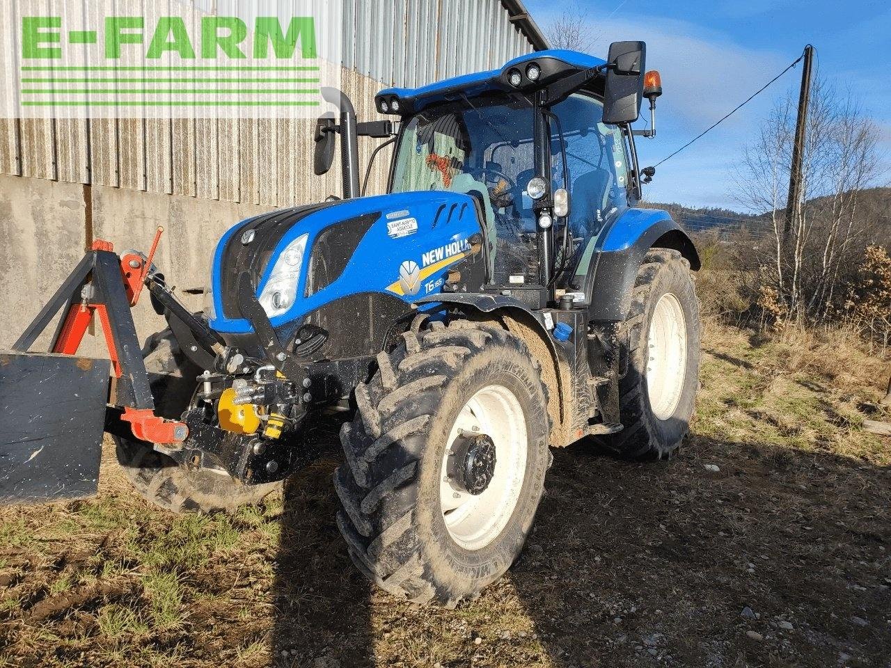 Traktor typu New Holland t6.155 dct, Gebrauchtmaschine v CHAUVONCOURT (Obrázek 1)