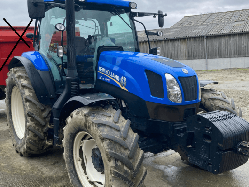 Traktor typu New Holland T6.155 ELECTRO COMMAND, Gebrauchtmaschine v CONDE SUR VIRE