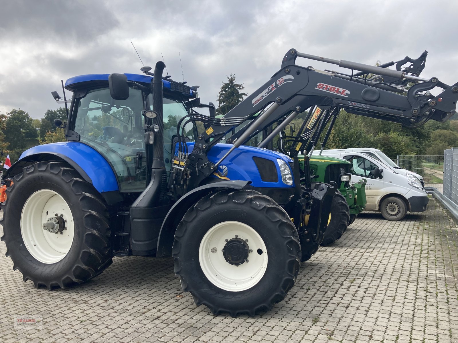 Traktor van het type New Holland T6.155 mit Vollausstattung, Gebrauchtmaschine in Mainburg/Wambach (Foto 1)