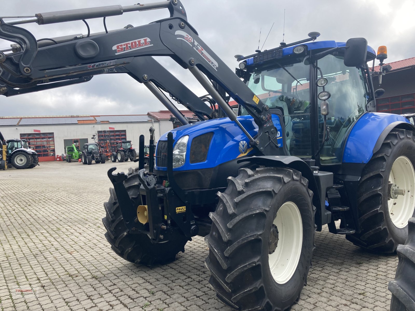 Traktor van het type New Holland T6.155 mit Vollausstattung, Gebrauchtmaschine in Mainburg/Wambach (Foto 2)