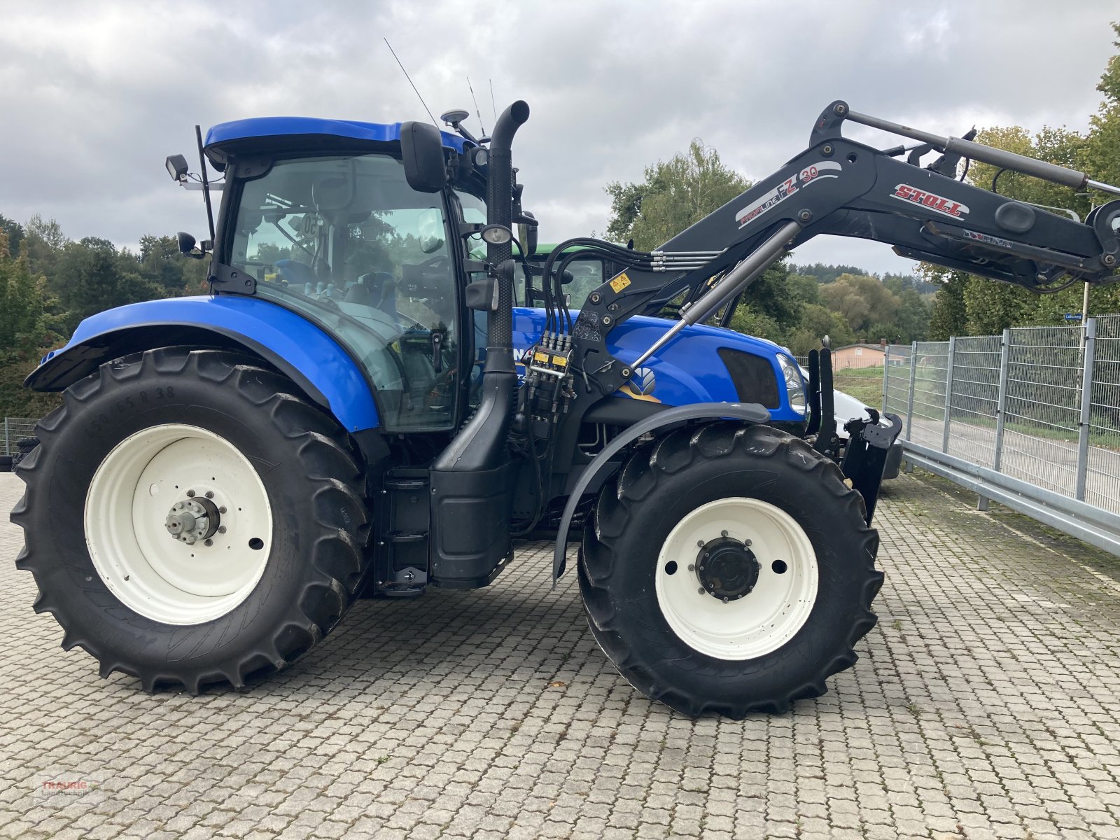 Traktor del tipo New Holland T6.155 mit Vollausstattung, Gebrauchtmaschine en Mainburg/Wambach (Imagen 11)