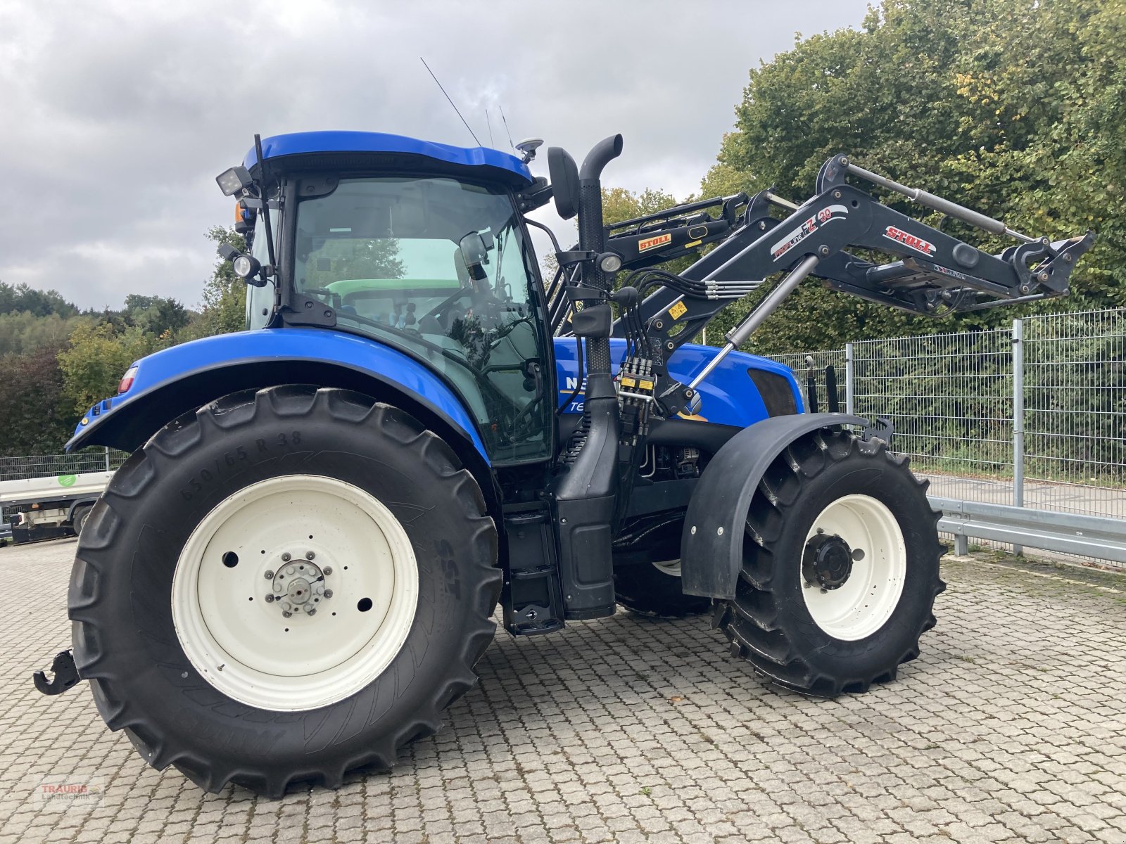 Traktor van het type New Holland T6.155 mit Vollausstattung, Gebrauchtmaschine in Mainburg/Wambach (Foto 12)