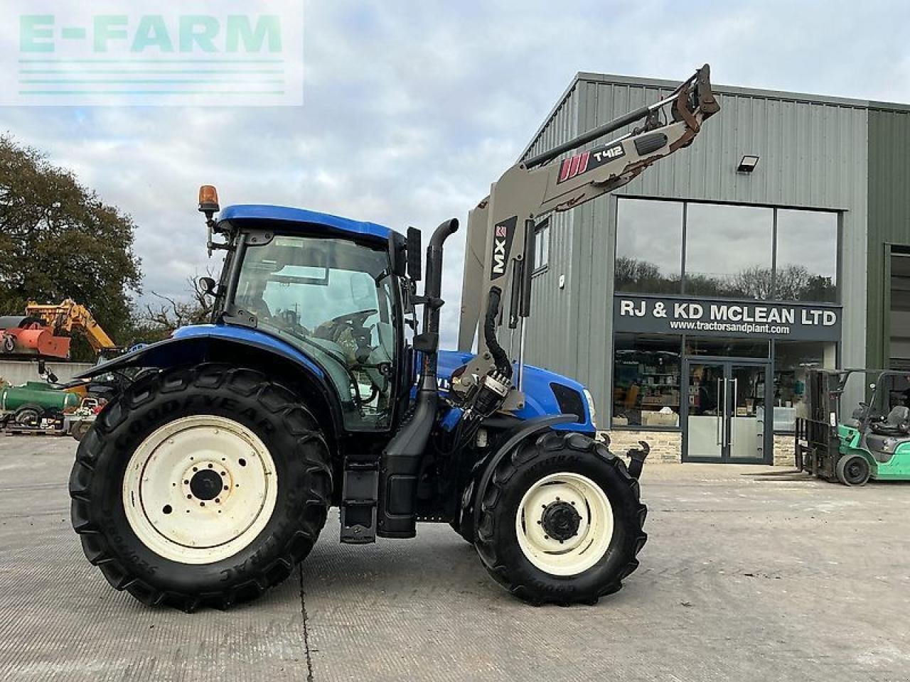 Traktor Türe ait New Holland t6.155 tractor (st21245), Gebrauchtmaschine içinde SHAFTESBURY (resim 1)