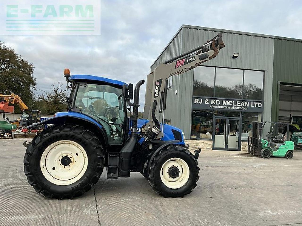 Traktor del tipo New Holland t6.155 tractor (st21245), Gebrauchtmaschine In SHAFTESBURY (Immagine 16)