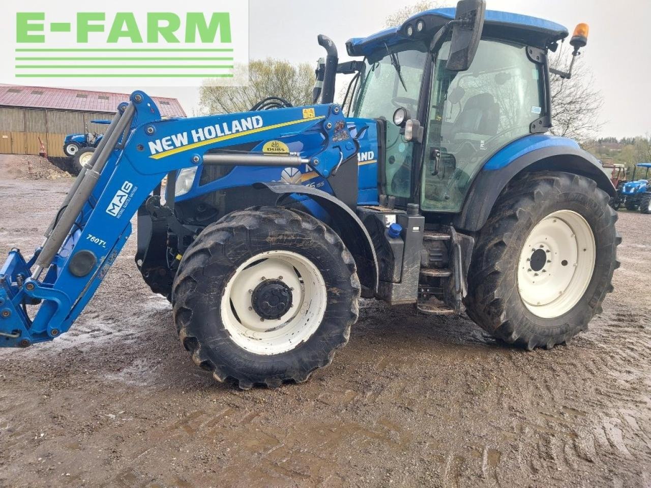 Traktor del tipo New Holland t6.155, Gebrauchtmaschine In CHAUVONCOURT (Immagine 1)