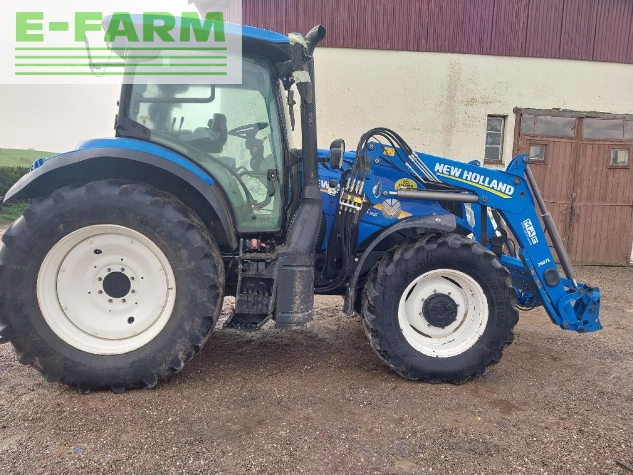 Traktor del tipo New Holland t6.155, Gebrauchtmaschine en CHAUVONCOURT (Imagen 2)