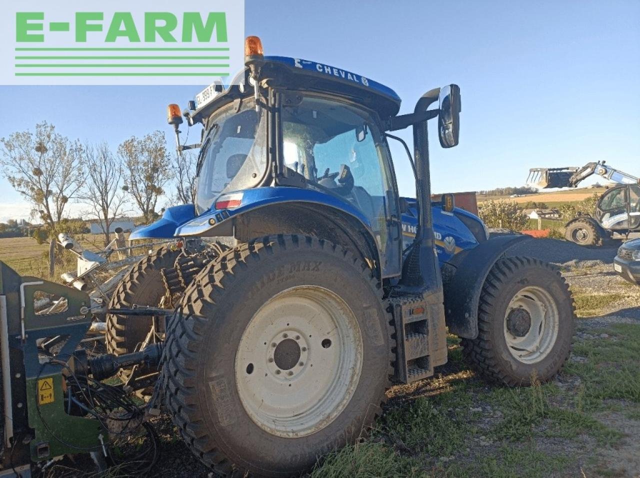 Traktor Türe ait New Holland t6.160 dct, Gebrauchtmaschine içinde CHAUVONCOURT (resim 3)