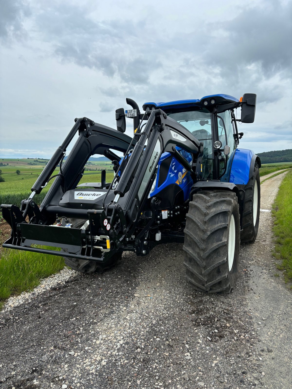 Traktor Türe ait New Holland T6.160, Gebrauchtmaschine içinde Ebensfeld (resim 1)