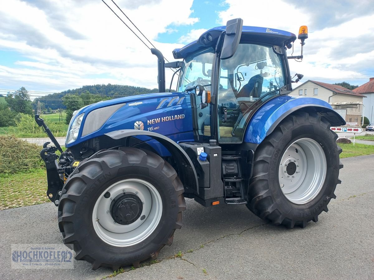 Traktor of the type New Holland T6.180 Auto Command SideWinder II (Stage V), Neumaschine in Wies (Picture 1)