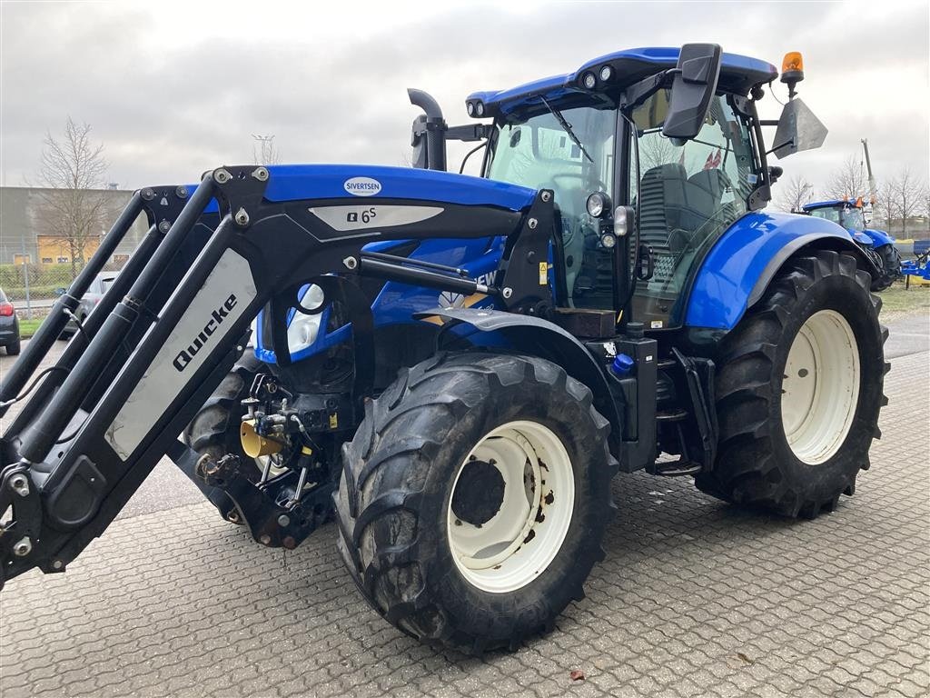 Traktor Türe ait New Holland T6.180 Electro Command Ålø Q6S Frontlæsser, Frontlift og PTO, Gebrauchtmaschine içinde Roskilde (resim 7)