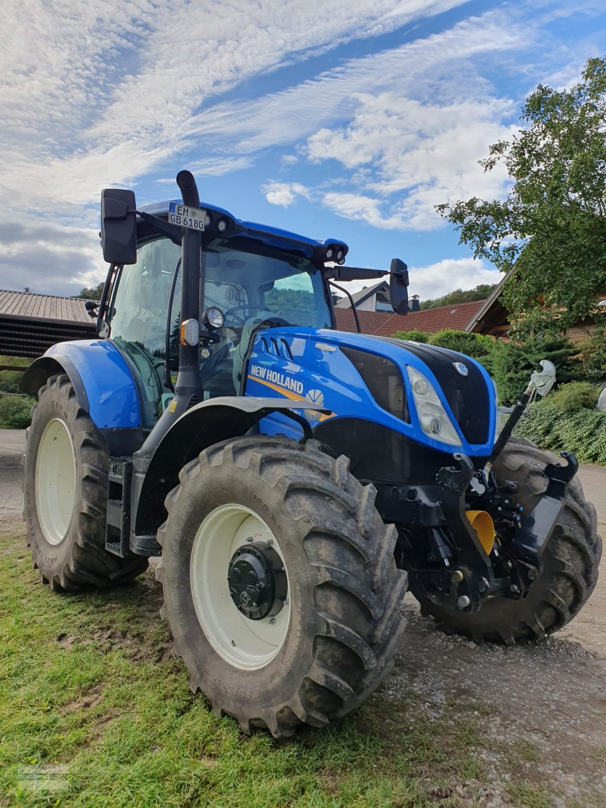 Traktor del tipo New Holland T6.180, Gebrauchtmaschine en Malterdingen (Imagen 1)