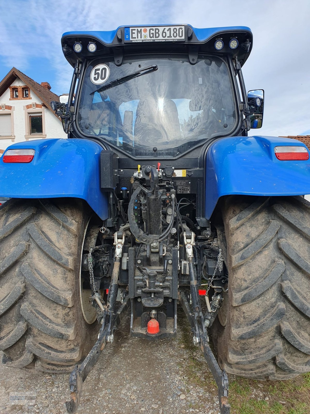 Traktor du type New Holland T6.180, Gebrauchtmaschine en Malterdingen (Photo 4)