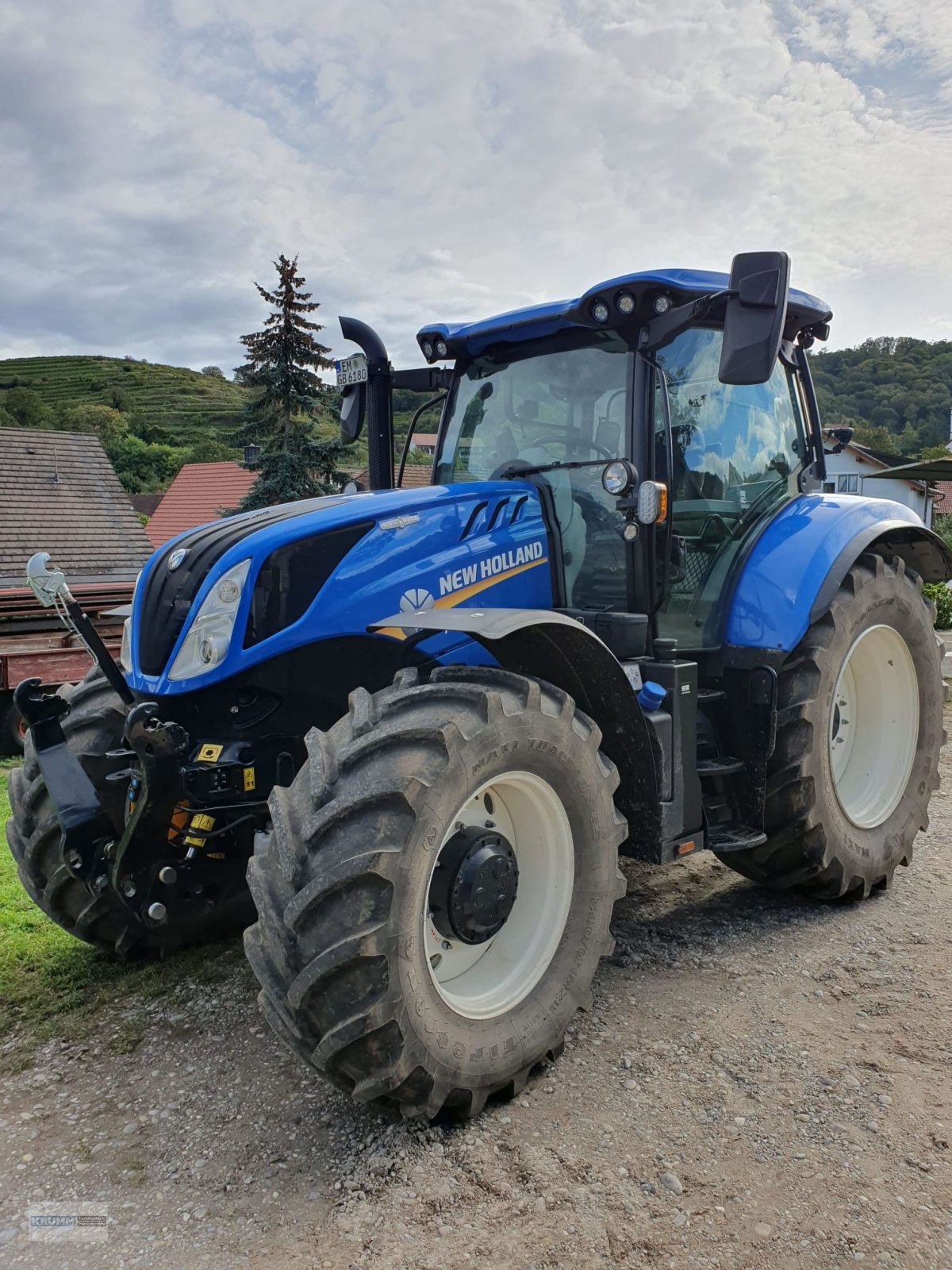 Traktor Türe ait New Holland T6.180, Gebrauchtmaschine içinde Malterdingen (resim 5)