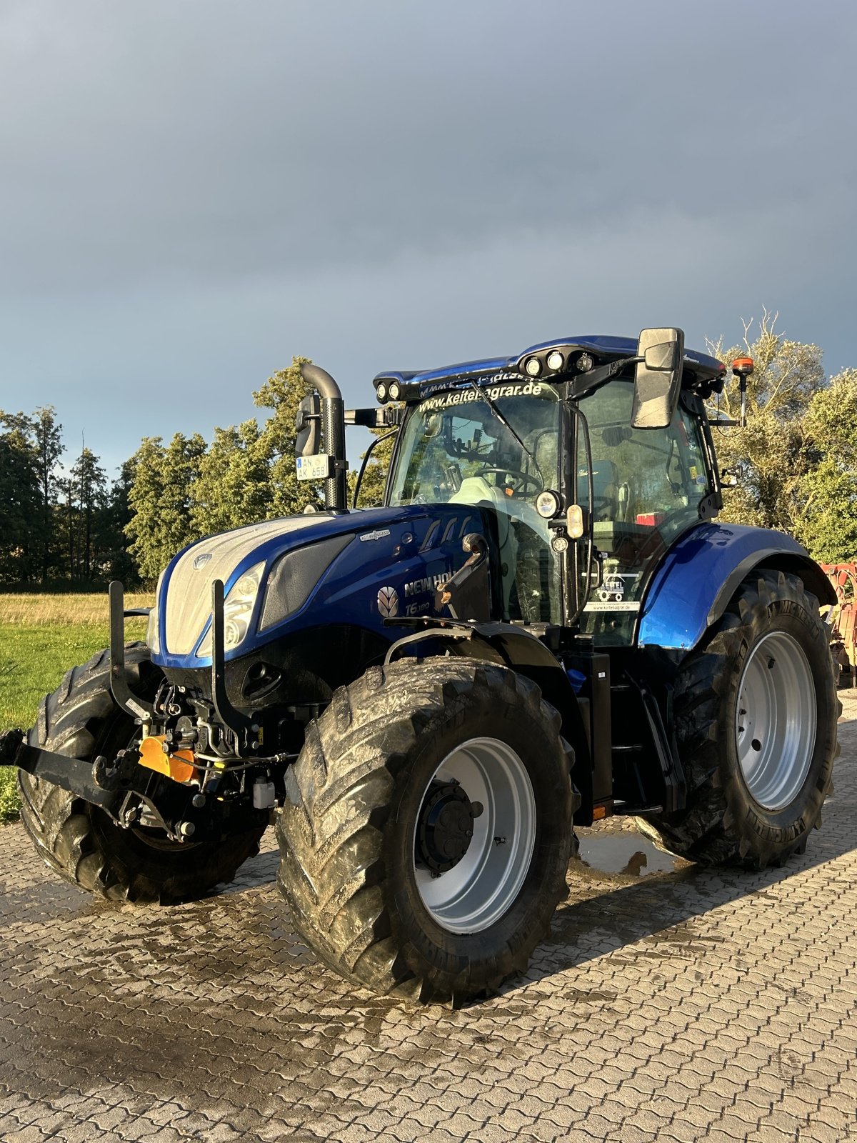 Traktor typu New Holland T6.180, Gebrauchtmaschine w Leutershausen (Zdjęcie 2)