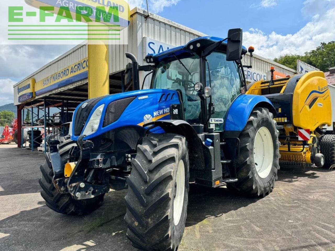 Traktor Türe ait New Holland t6.180dct, Gebrauchtmaschine içinde CHAUVONCOURT (resim 1)