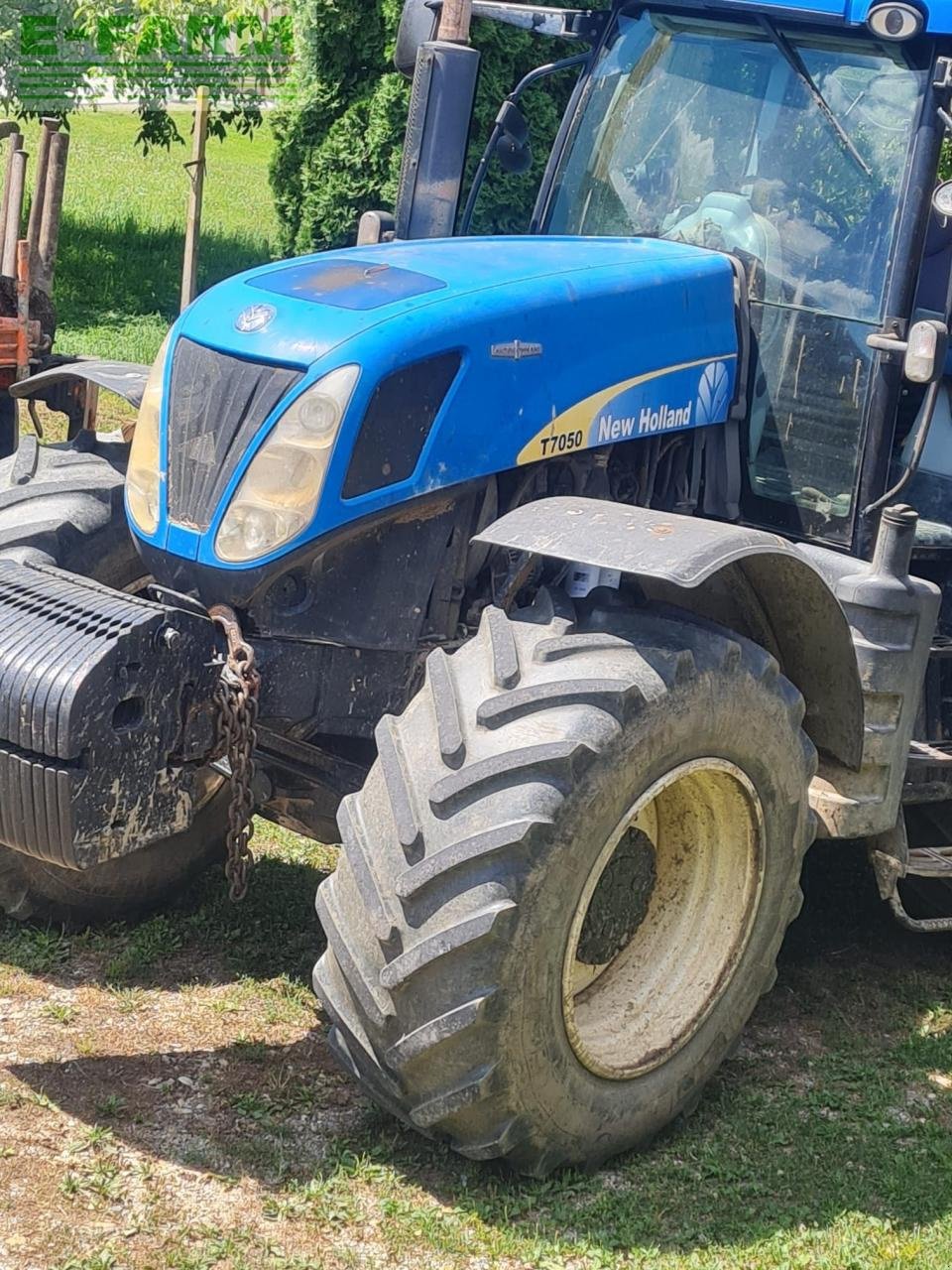 Traktor van het type New Holland T7050, Gebrauchtmaschine in Hamburg (Foto 7)