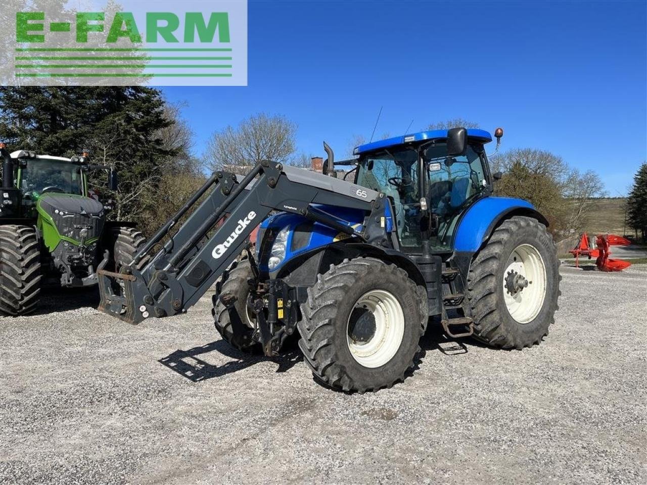 Traktor typu New Holland t7060 med frontlæsser, Gebrauchtmaschine v RANDERS SV (Obrázek 1)