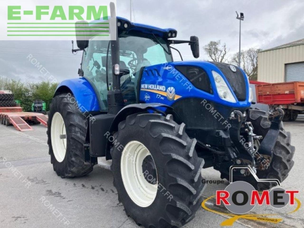 Traktor a típus New Holland t7.190, Gebrauchtmaschine ekkor: GENNES-SUR-GLAIZE (Kép 2)