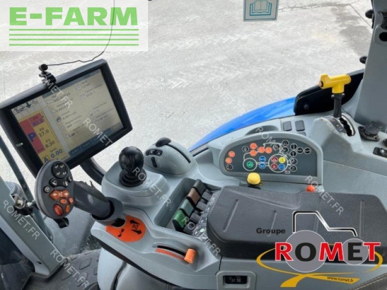 Traktor Türe ait New Holland t7.190, Gebrauchtmaschine içinde GENNES-SUR-GLAIZE (resim 8)