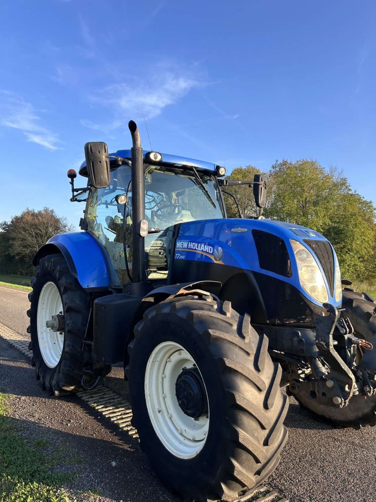 Traktor des Typs New Holland T7.200 AC, Gebrauchtmaschine in Hellendoorn (Bild 4)