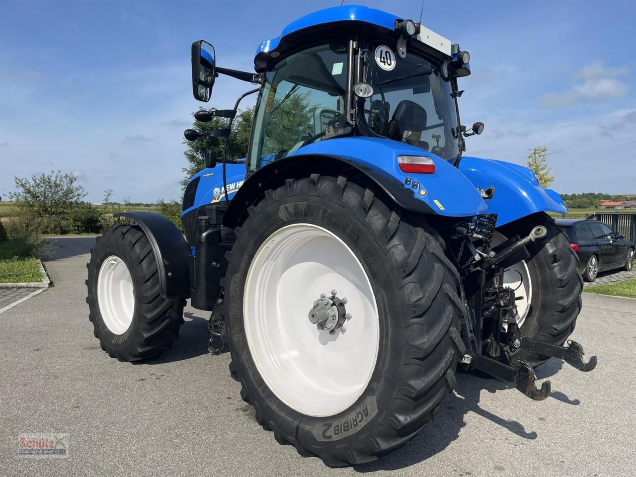 Traktor du type New Holland T7.210 AC, GPS RTK,  225cm Spur Pflegeschlepper, Gebrauchtmaschine en Schierling (Photo 3)