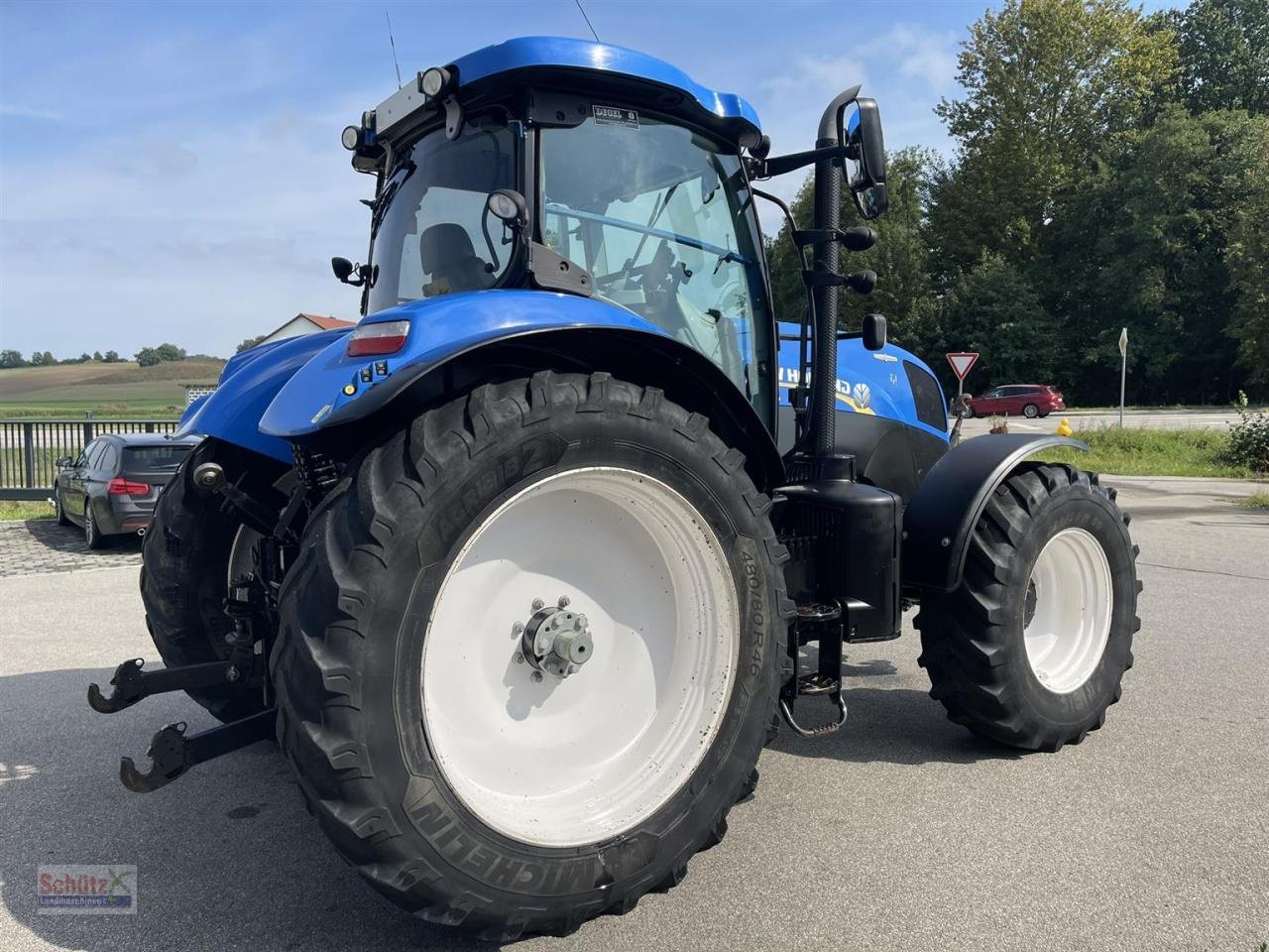 Traktor du type New Holland T7.210 AC, GPS RTK,  225cm Spur Pflegeschlepper, Gebrauchtmaschine en Schierling (Photo 5)