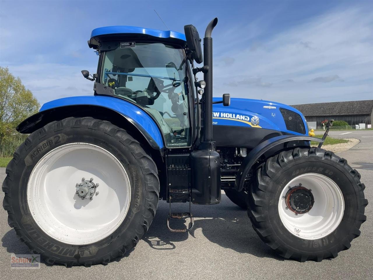 Traktor du type New Holland T7.210 AC, GPS RTK,  225cm Spur Pflegeschlepper, Gebrauchtmaschine en Schierling (Photo 7)