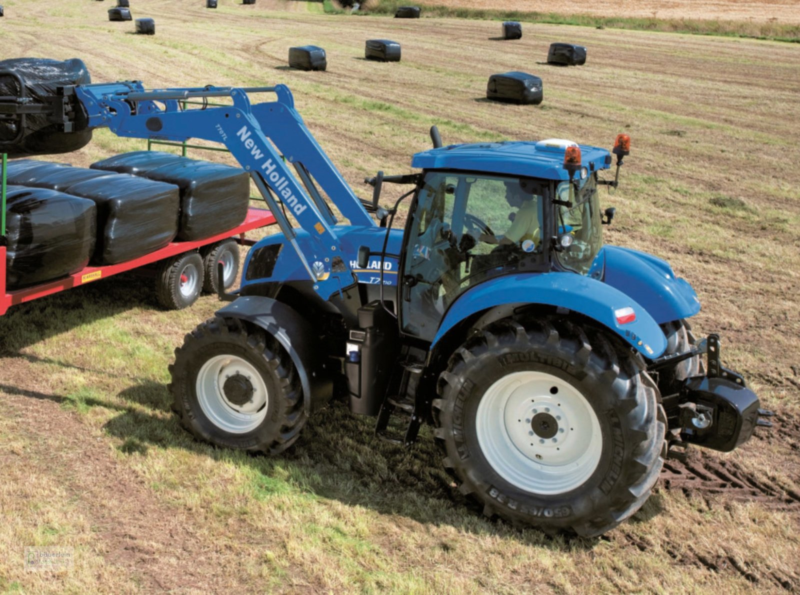 Traktor van het type New Holland T7.210 AC, Gebrauchtmaschine in Buch am Wald (Foto 1)