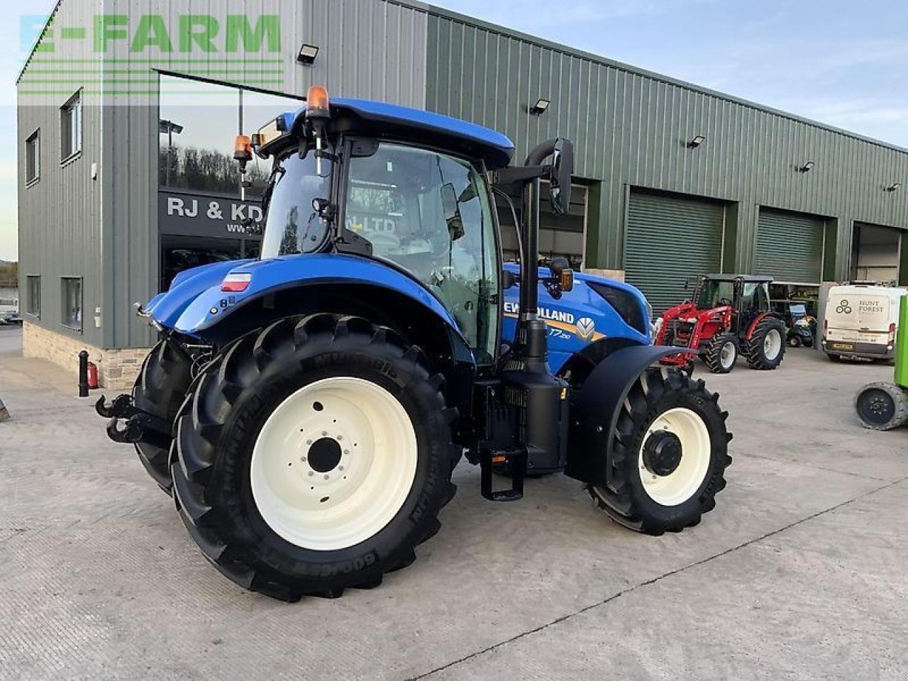 Traktor Türe ait New Holland t7.210 tractor (st21672), Gebrauchtmaschine içinde SHAFTESBURY (resim 9)