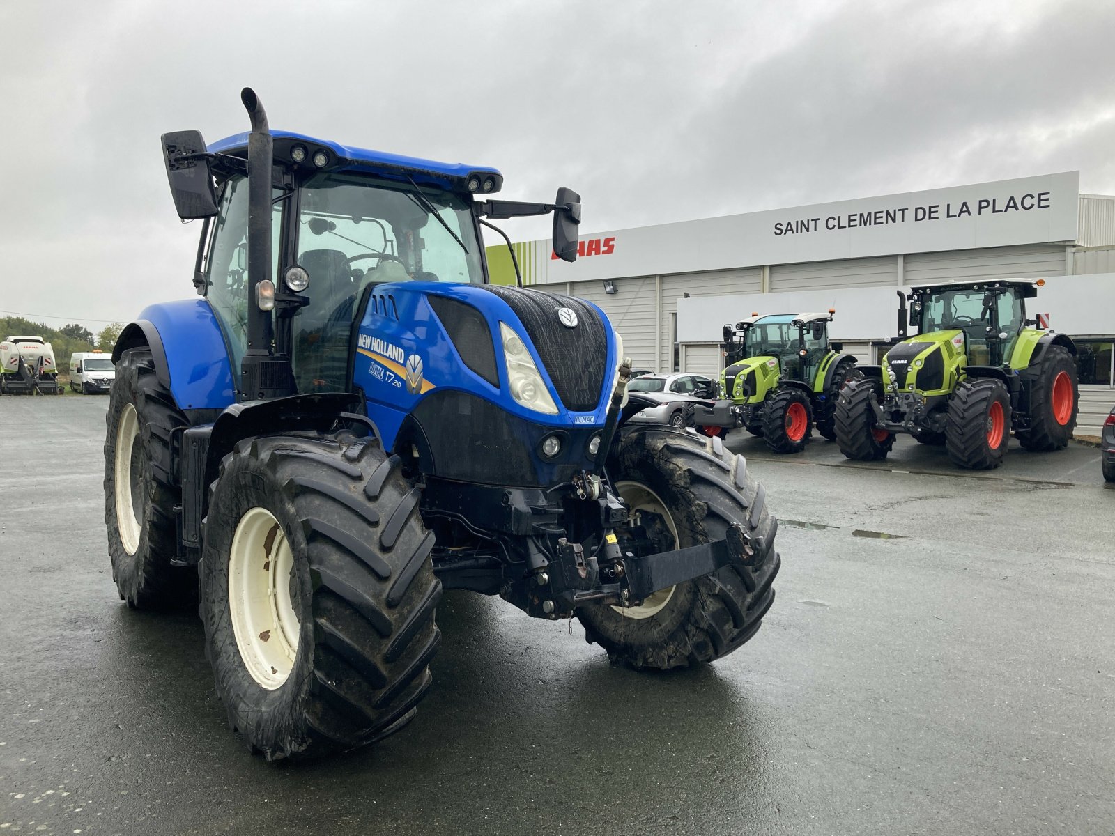 Traktor Türe ait New Holland T7.210, Gebrauchtmaschine içinde ST CLEMENT DE LA PLACE (resim 3)