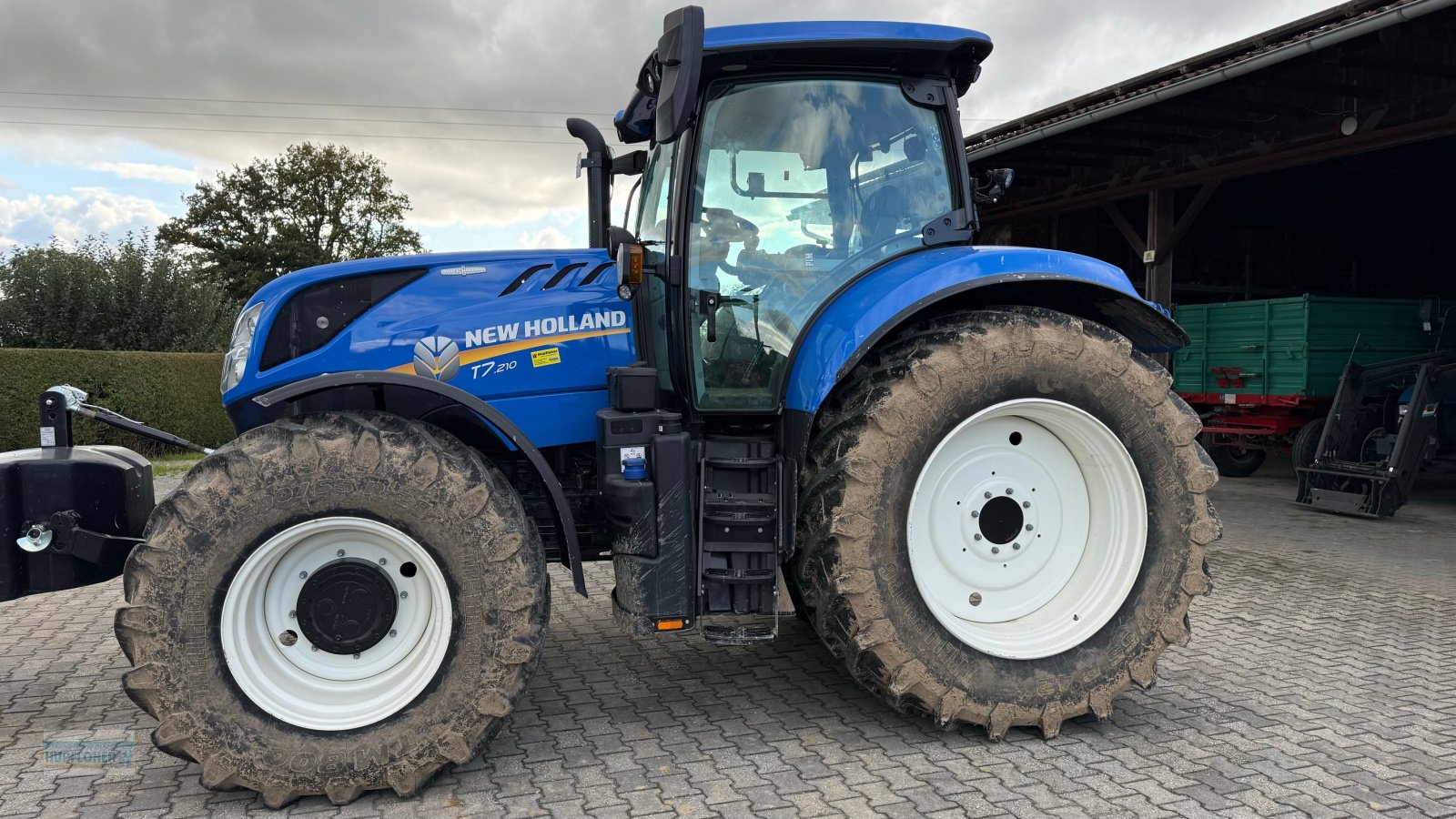 Traktor Türe ait New Holland T7.210, Gebrauchtmaschine içinde Vilshofen (resim 4)