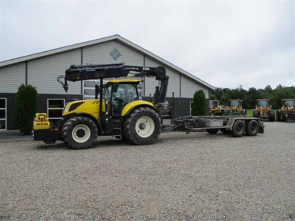 Traktor del tipo New Holland T7.230 AutoCommand med HIAB X-Hipro 192 kran og Hvamø containervogn, Gebrauchtmaschine en Lintrup (Imagen 2)