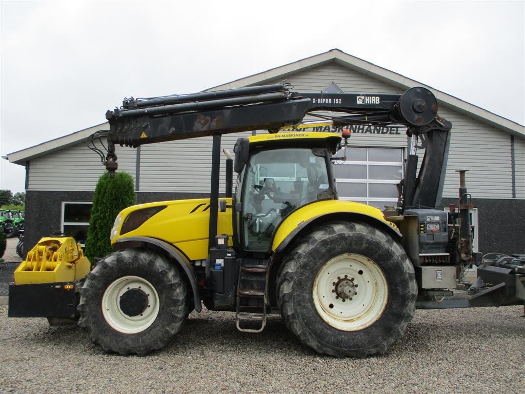 Traktor типа New Holland T7.230 AutoCommand med HIAB X-Hipro 192 kran og Hvamø containervogn, Gebrauchtmaschine в Lintrup (Фотография 7)