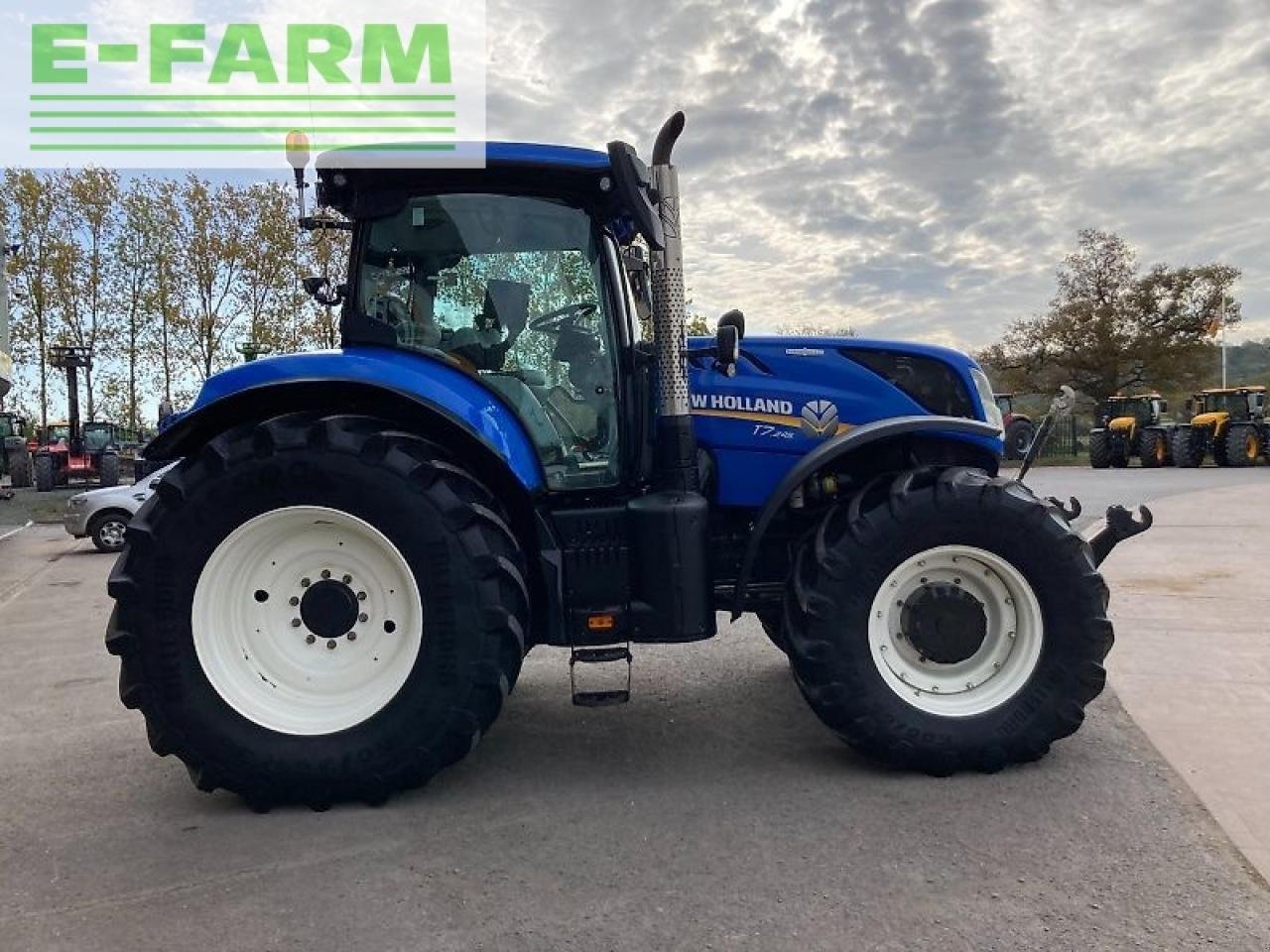 Traktor Türe ait New Holland t7.245, Gebrauchtmaschine içinde SHREWSBURRY (resim 8)