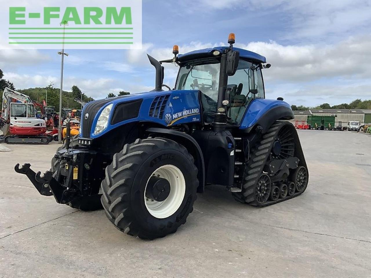 Traktor of the type New Holland t8.435 half track tractor (st20623), Gebrauchtmaschine in SHAFTESBURY (Picture 4)