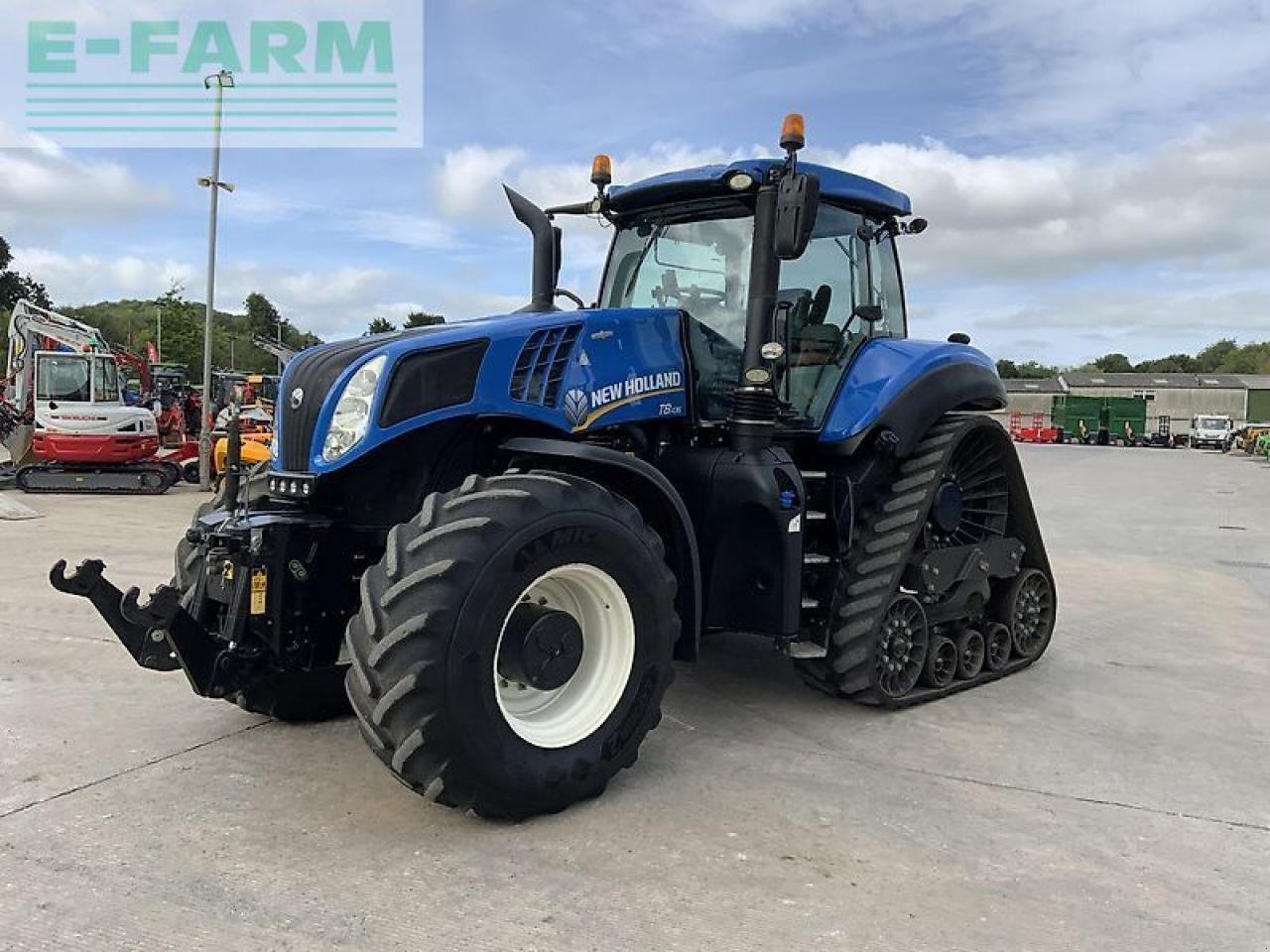 Traktor of the type New Holland t8.435 half track tractor (st20623), Gebrauchtmaschine in SHAFTESBURY (Picture 4)