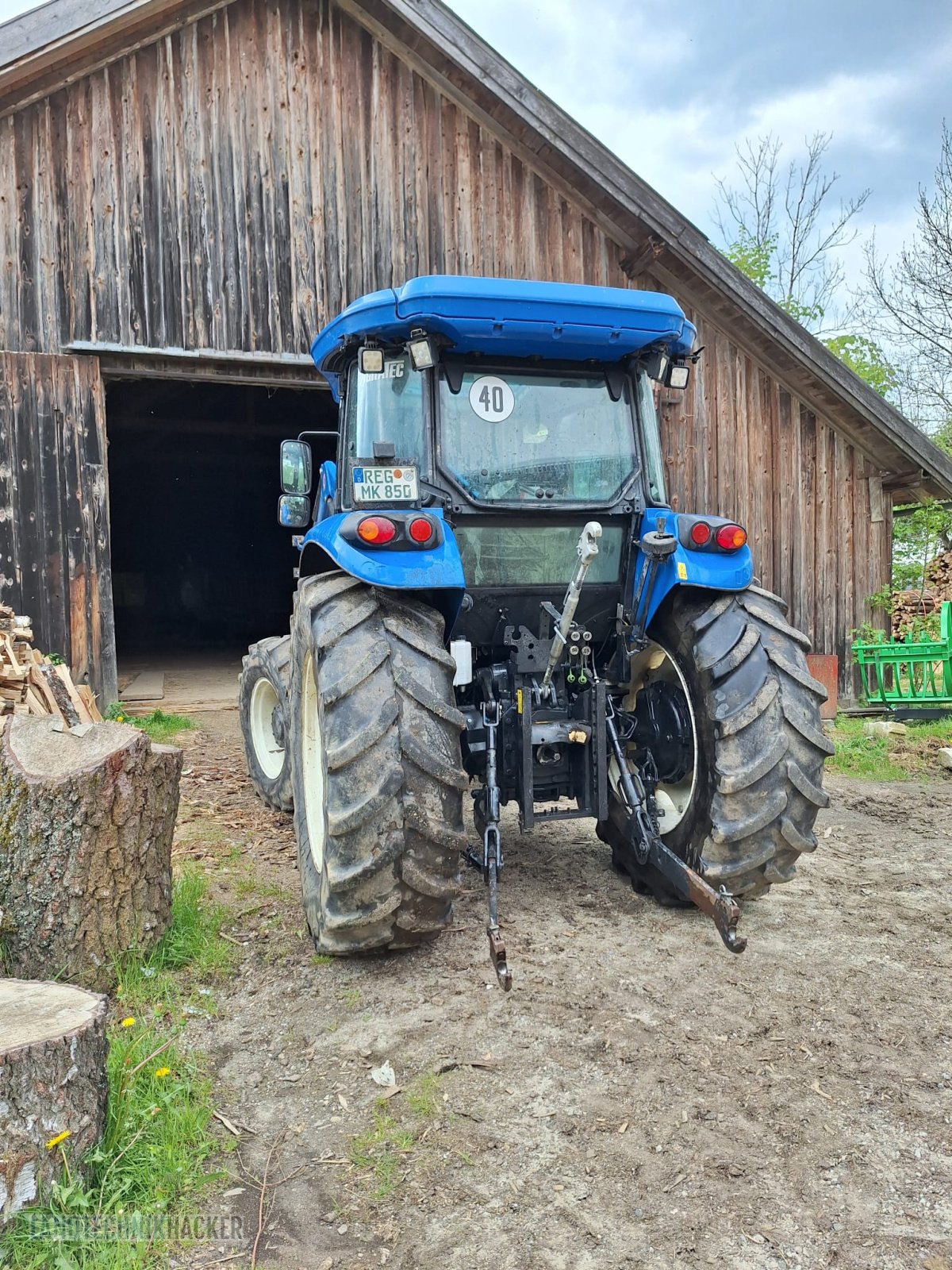 Traktor Türe ait New Holland TD 5.85, Gebrauchtmaschine içinde Bischofsmais (resim 3)