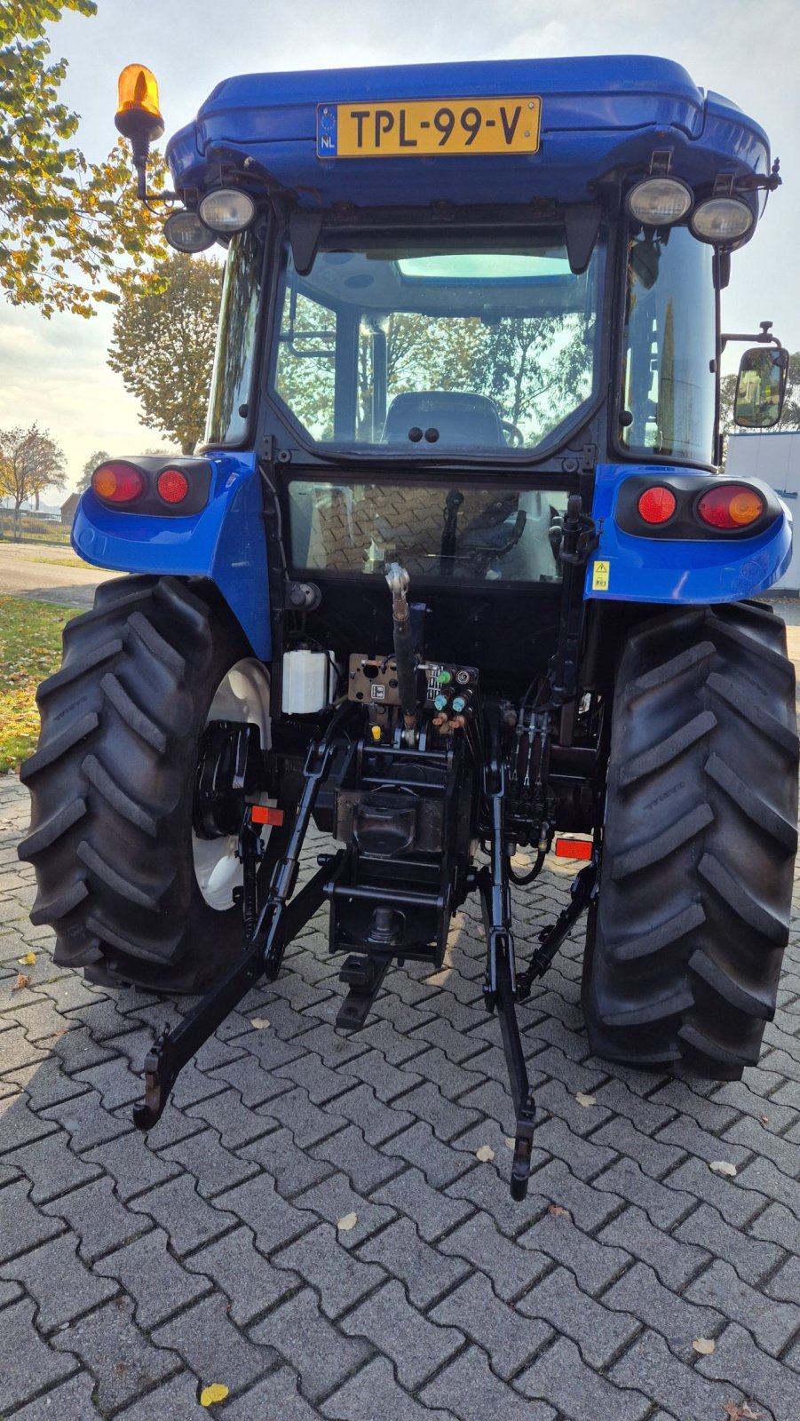 Traktor des Typs New Holland TD5.65 met Frontlader, Gebrauchtmaschine in Schoonebeek (Bild 7)