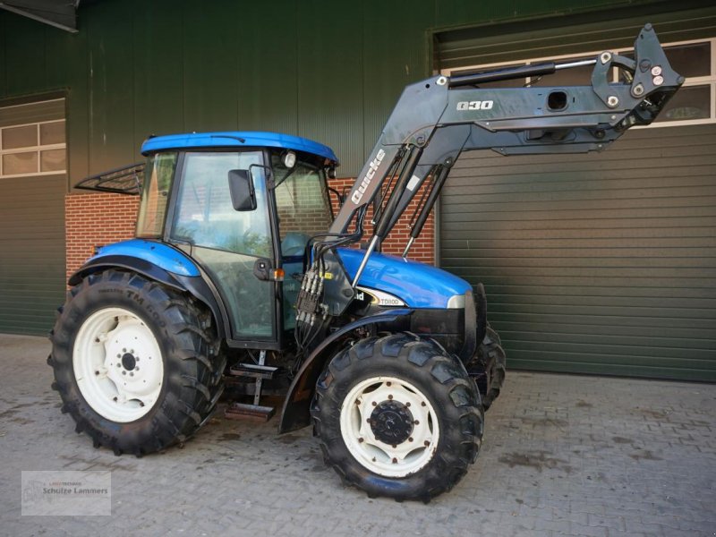 Traktor tipa New Holland TD80d mit Quicke Frontlader, Gebrauchtmaschine u Borken