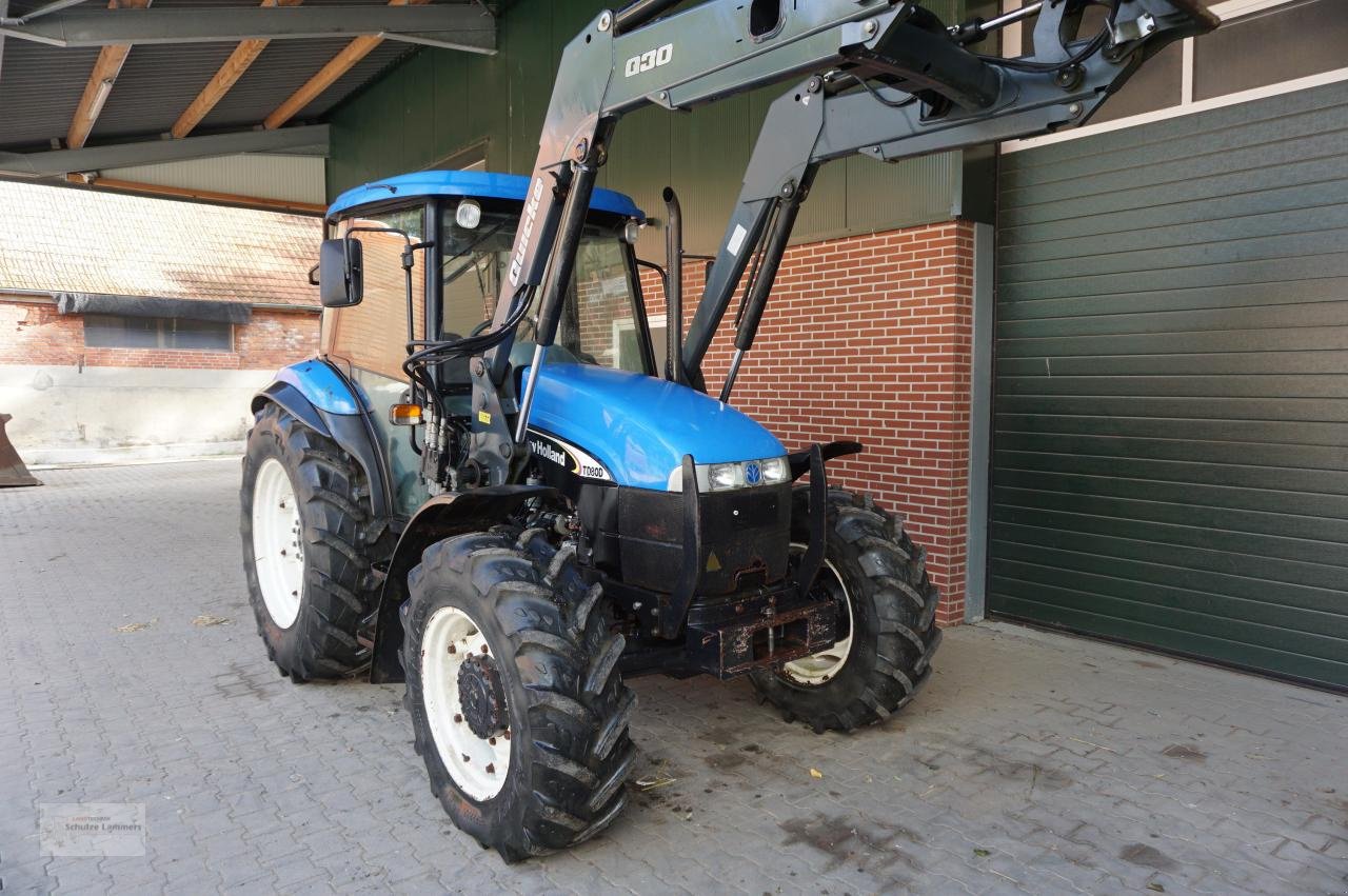 Traktor du type New Holland TD80d mit Quicke Frontlader, Gebrauchtmaschine en Borken (Photo 2)