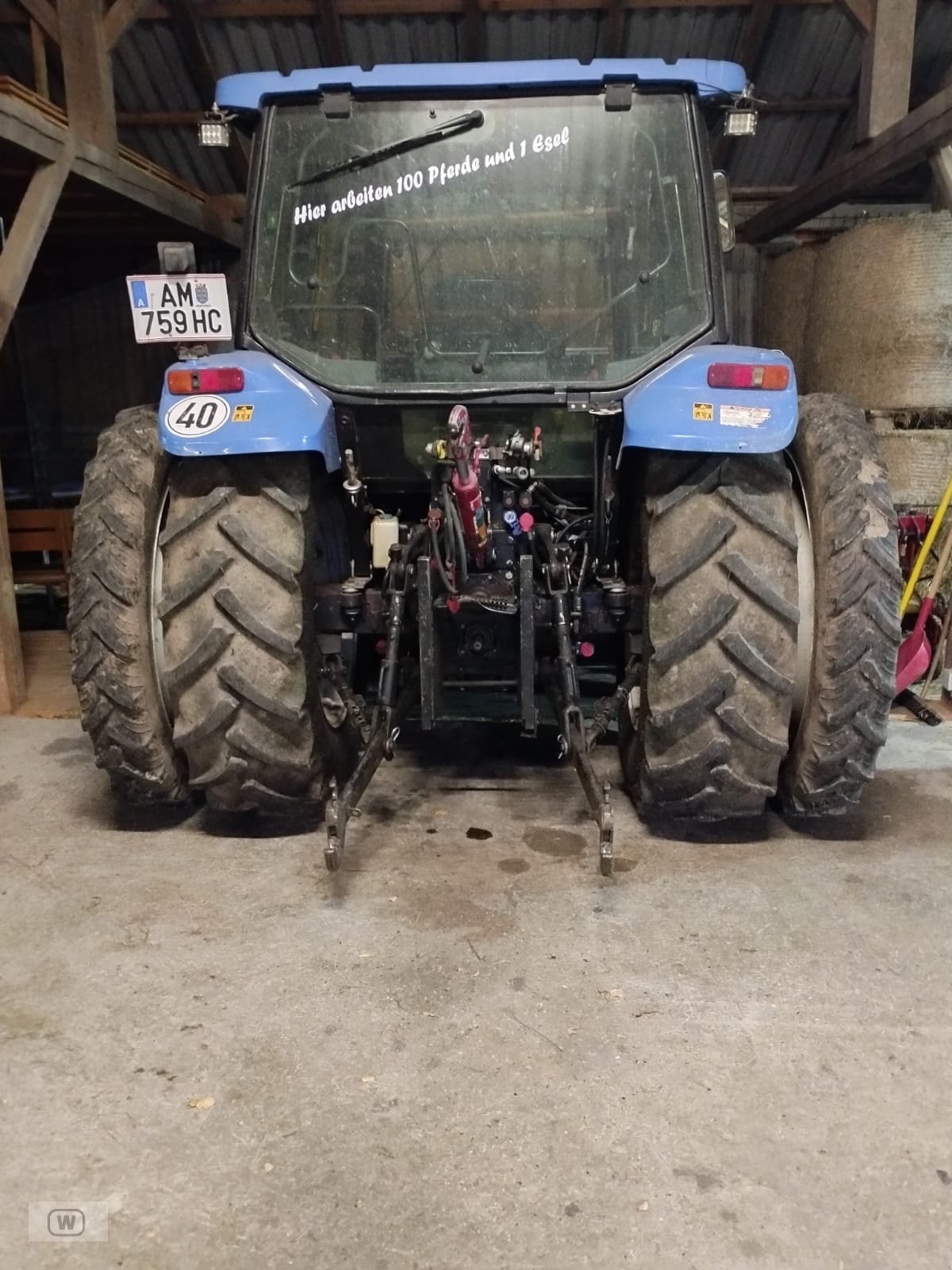 Traktor van het type New Holland TL 100, Gebrauchtmaschine in Zell an der Pram (Foto 4)