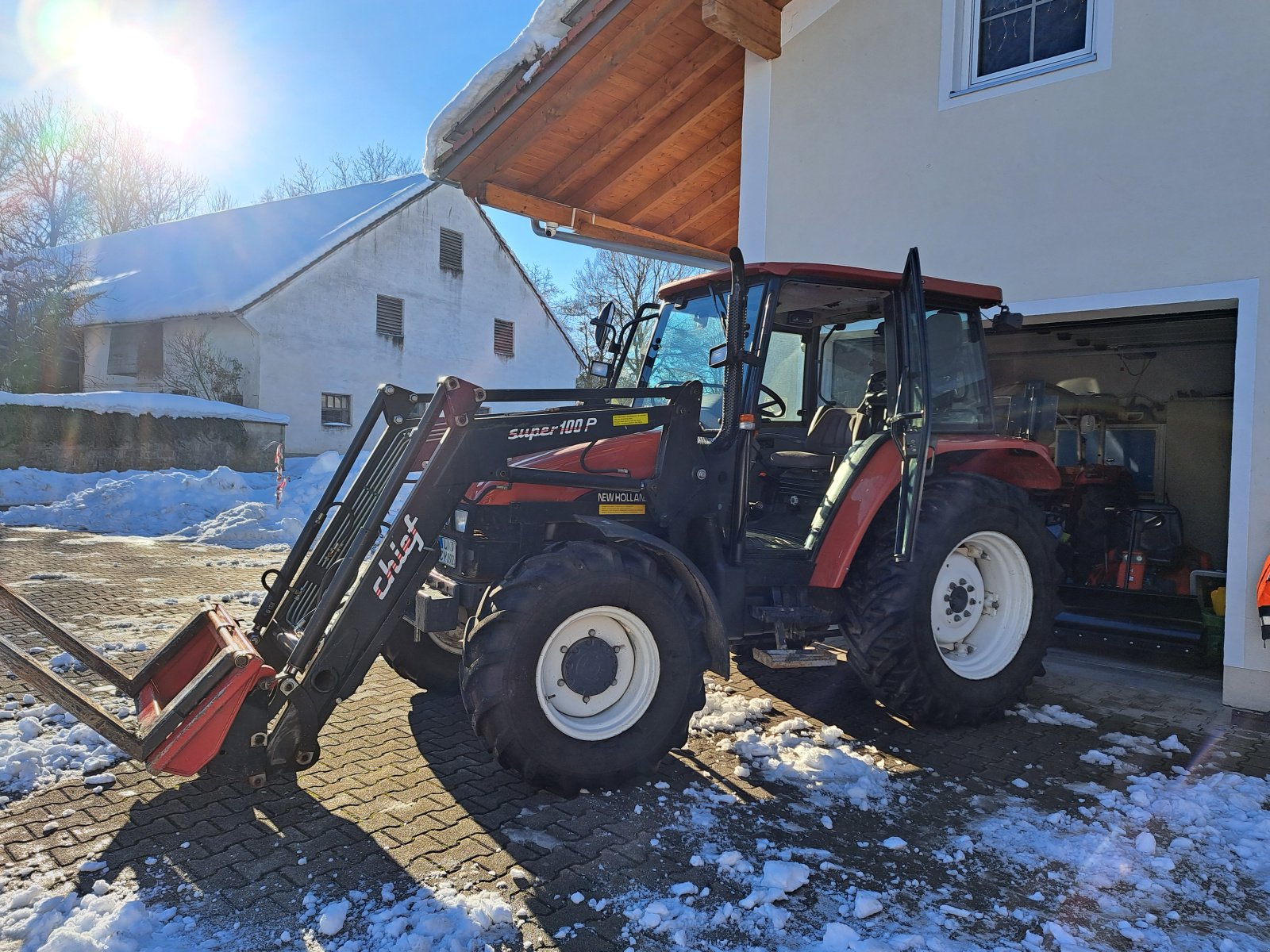 Traktor типа New Holland TL 70, Gebrauchtmaschine в Buch am Erlbach (Фотография 3)