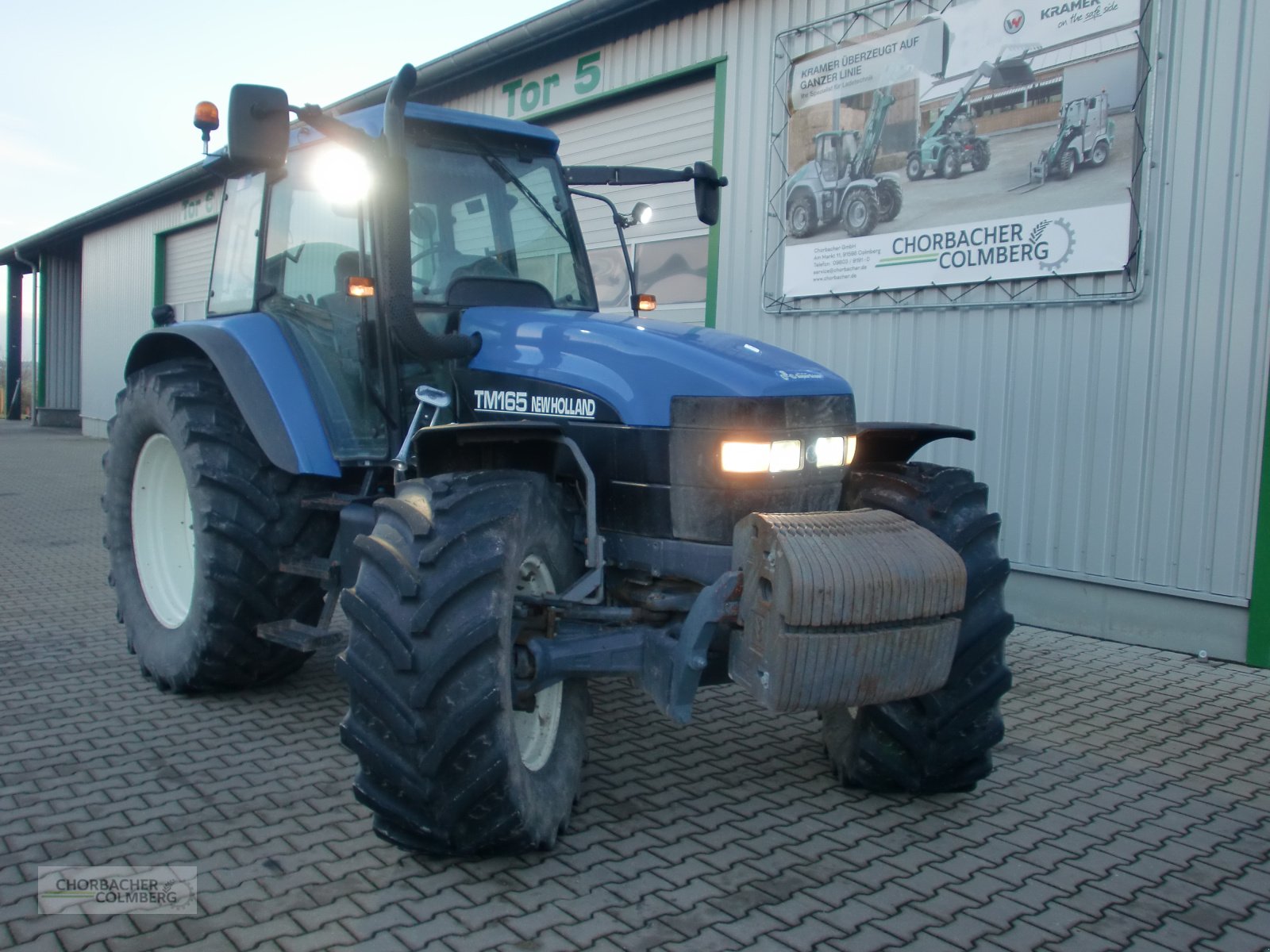 Traktor of the type New Holland TM 165, Gebrauchtmaschine in Colmberg (Picture 1)