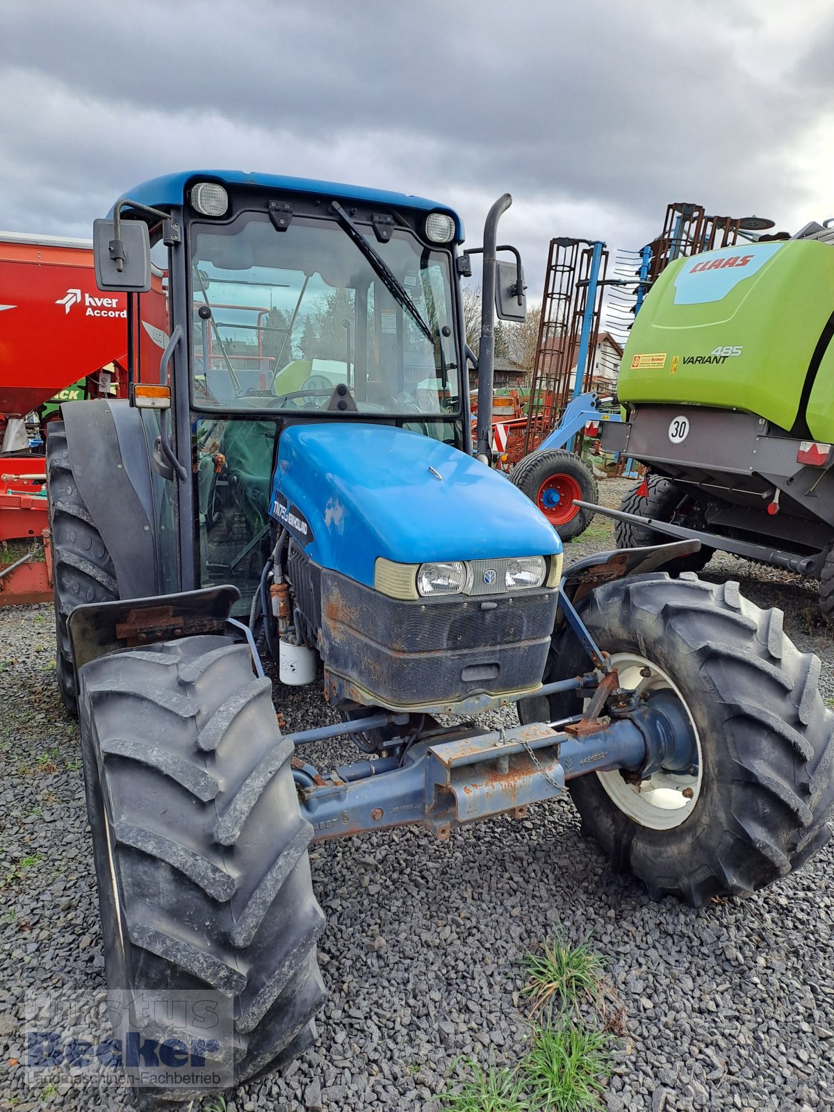 Traktor des Typs New Holland TN 75 S, Gebrauchtmaschine in Weimar-Niederwalgern (Bild 9)