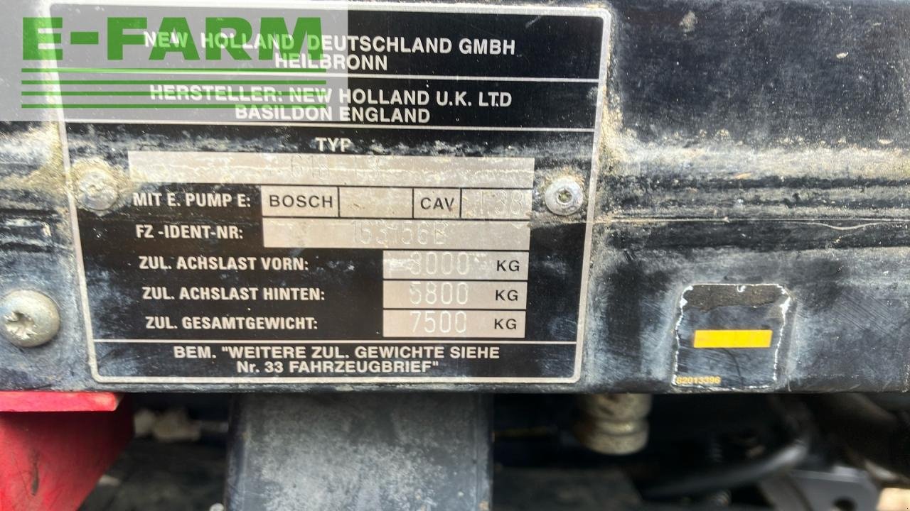 Traktor typu New Holland TS 100, Gebrauchtmaschine w REDLHAM (Zdjęcie 14)