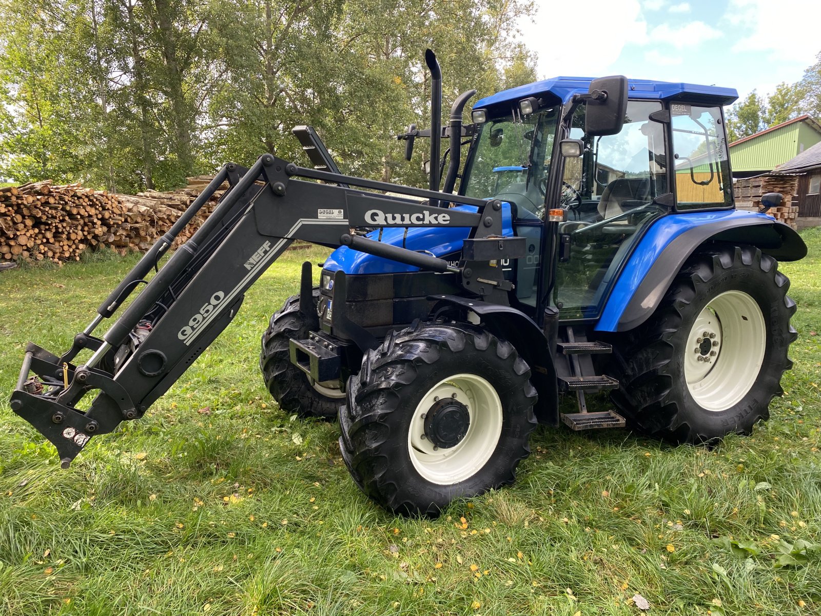 Traktor Türe ait New Holland TS 100, Gebrauchtmaschine içinde Oberkotzau (resim 1)